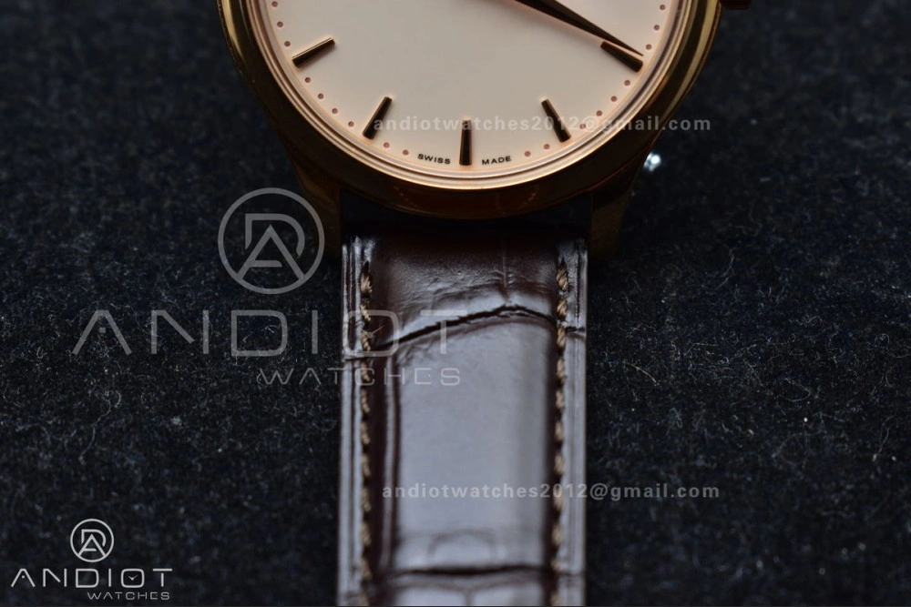 Calatrava 5227R SS 3KF 1:1 Best Edition White Dial on Brown Leather Strap A324 Super Clone V QuickDry 373
