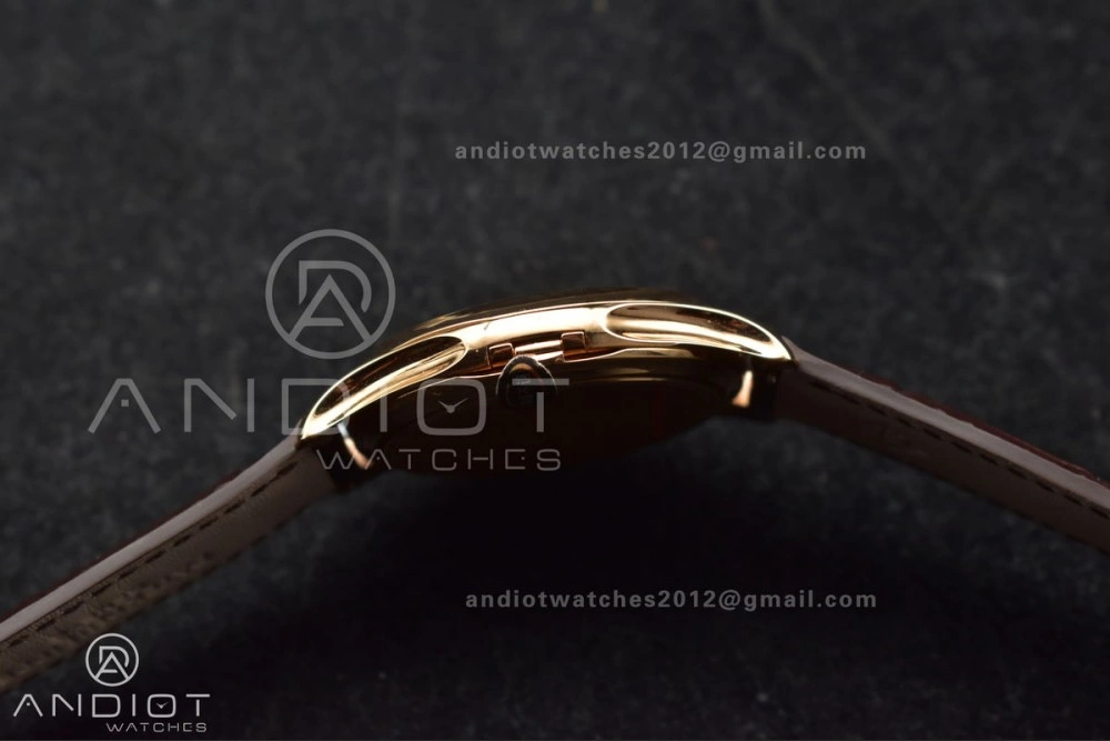 Calatrava 5227R SS 3KF 1:1 Best Edition White Dial on Brown Leather Strap A324 Super Clone V QuickDry 373