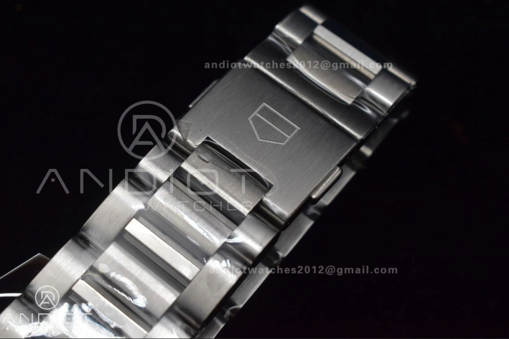 EasyMatch Calibre Heuer 01 Chrono SS XF 1:1 Best Edition Black Dial on SS Bracelet Strap A 1245