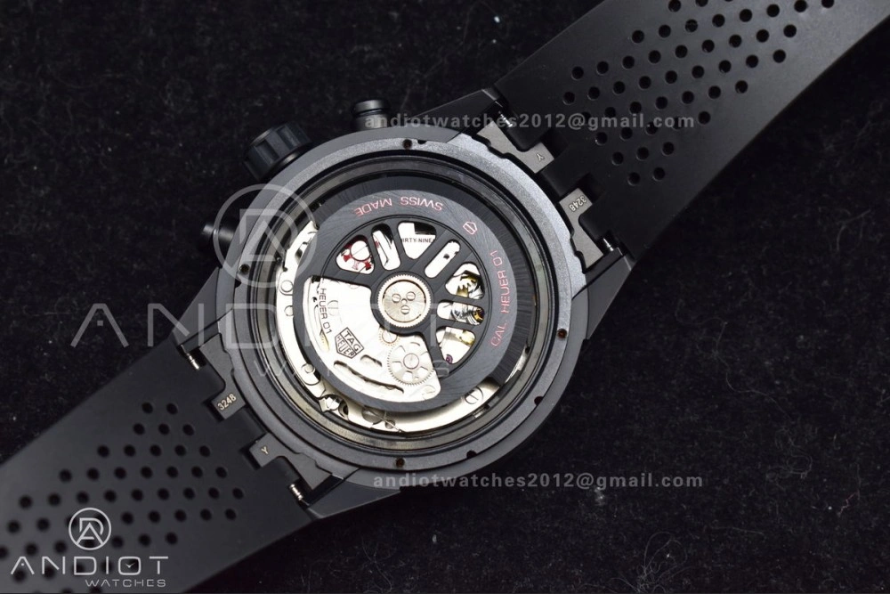 SportInspired Carrera Cal. HEUER 01 45mm Full Blk Ceramic XF A 1247