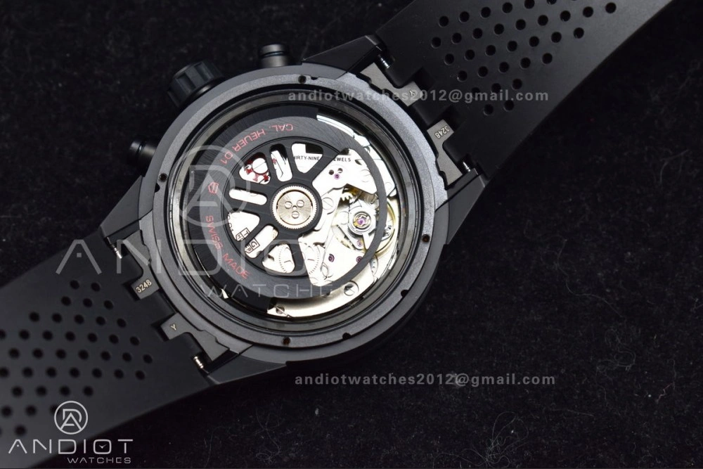 SportInspired Carrera Cal. HEUER 01 45mm Full Blk Ceramic XF A 1247