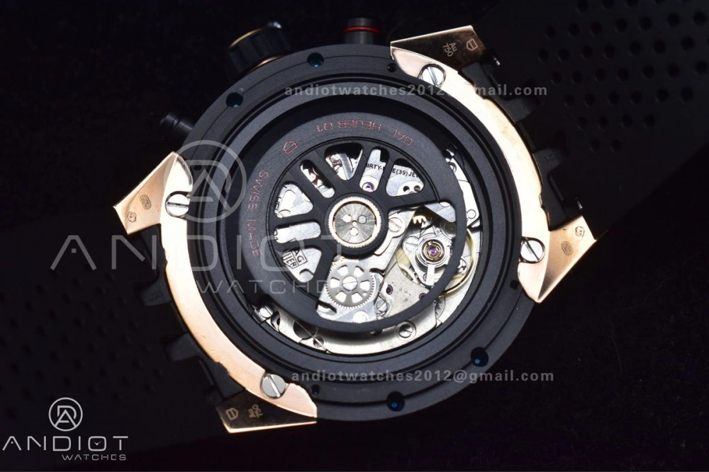 Carrera Cal. HEUER 01 45mm RG RU Blk XF A Tailored 1248