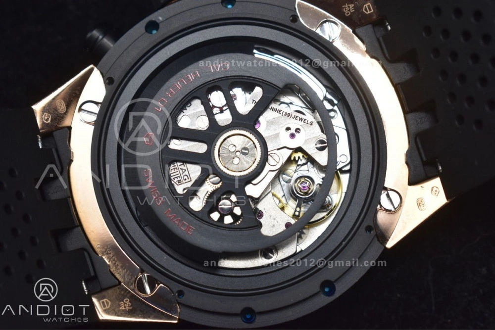 Carrera Cal. HEUER 01 45mm RG RU Blk XF A Tailored 1248