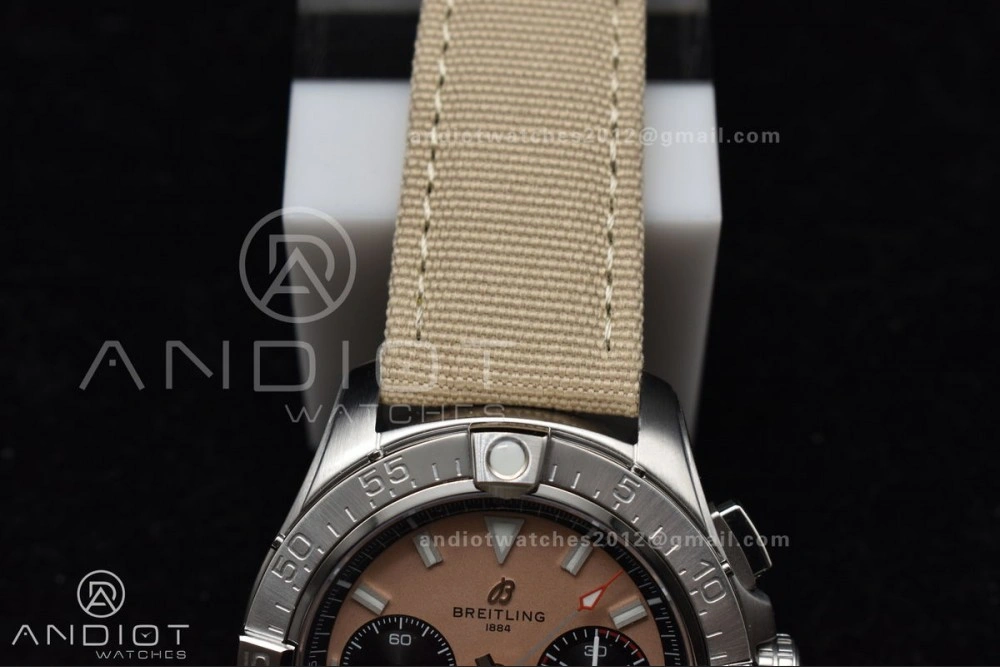 Chronograph Avenger B01 44mm BLSF 1:1 Best Edition Khaki Dial On Nato Strap A Functional 165
