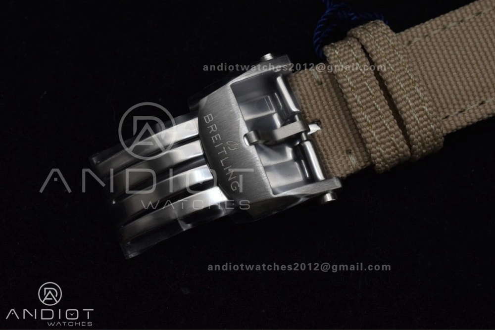Chronograph Avenger B01 44mm BLSF 1:1 Best Edition Khaki Dial On Nato Strap A Functional 165