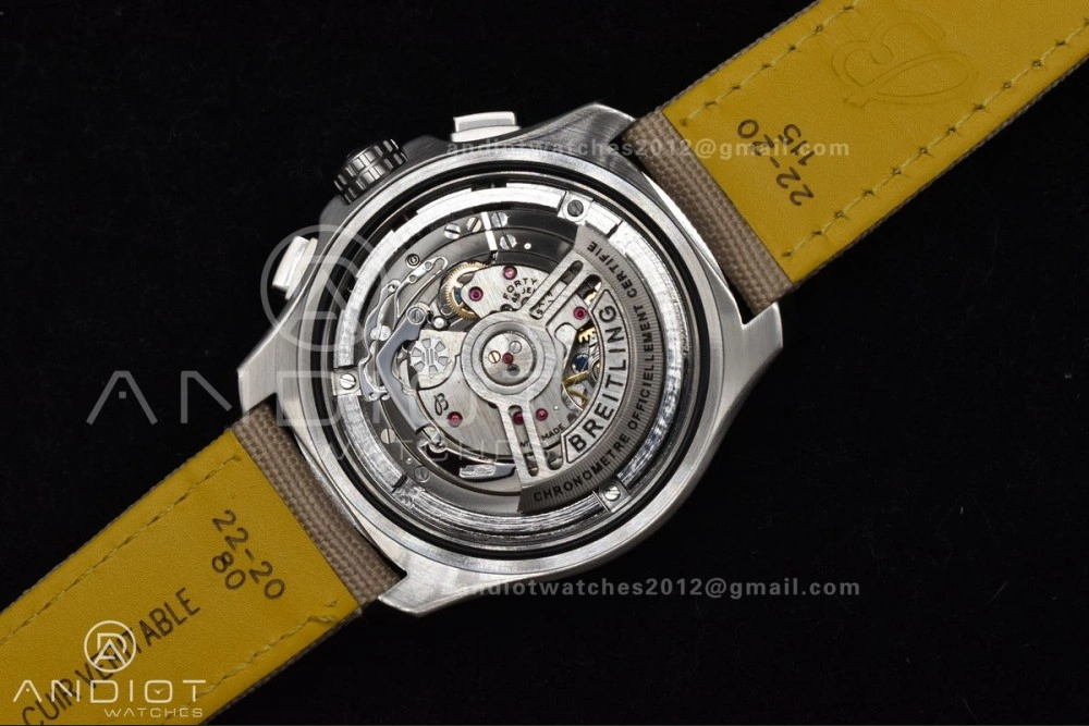 Chronograph Avenger B01 44mm BLSF 1:1 Best Edition Khaki Dial On Nato Strap A Functional 165
