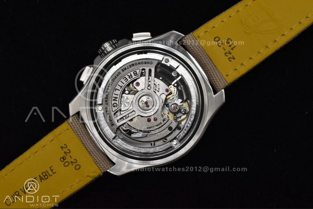 Chronograph Avenger B01 44mm BLSF 1:1 Best Edition Khaki Dial On Nato Strap A Functional 165