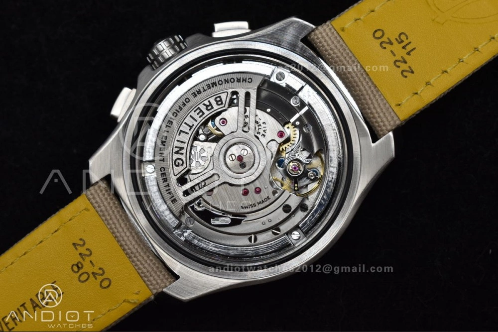 Chronograph Avenger B01 44mm BLSF 1:1 Best Edition Khaki Dial On Nato Strap A Functional 165