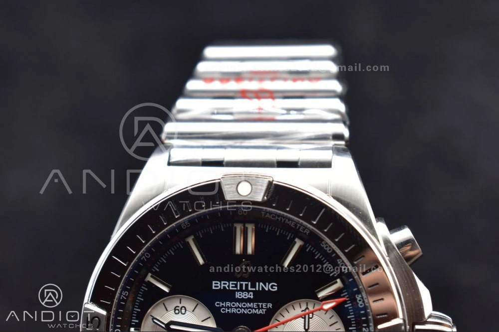 Chronomat B01 42mm SS BLSF 1:1 Best Edition Black Dial on SS Bracelet A Snug 167