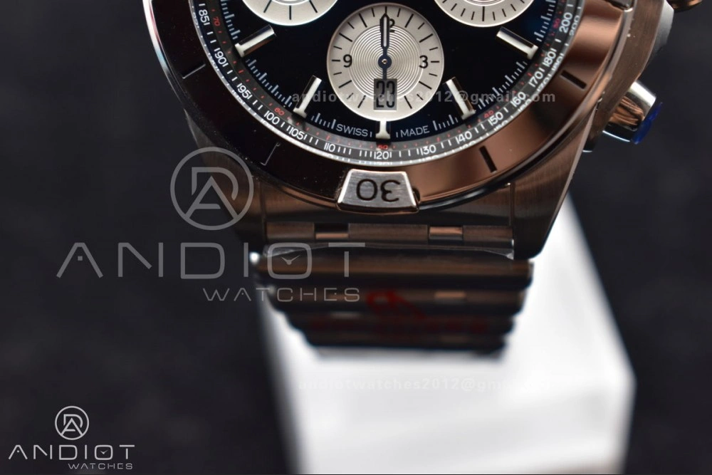 Chronomat B01 42mm SS BLSF 1:1 Best Edition Black Dial on SS Bracelet A Snug 167