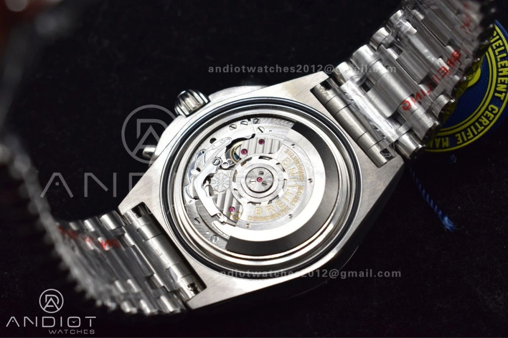 Chronomat B01 42mm SS BLSF 1:1 Best Edition Black Dial on SS Bracelet A Snug 167