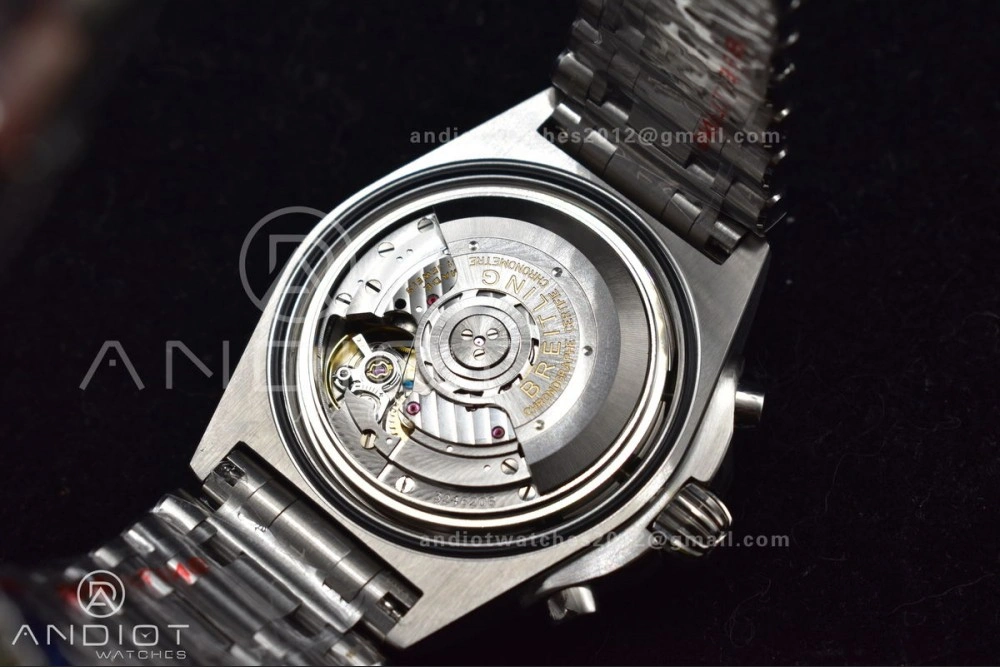 Chronomat B01 42mm SS BLSF 1:1 Best Edition Black Dial on SS Bracelet A Snug 167