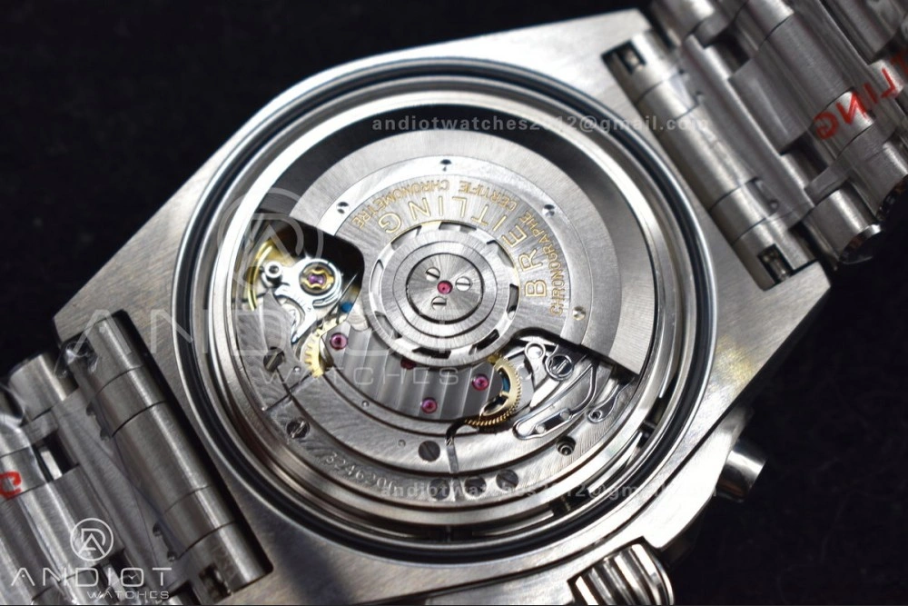 Chronomat B01 42mm SS BLSF 1:1 Best Edition Black Dial on SS Bracelet A Snug 167
