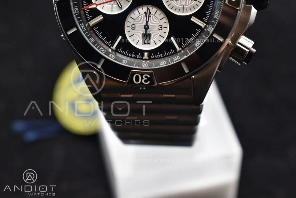 Chronomat B01 44mm SS BLSF 1:1 Best Edition Black Dial on SS Bracelet A Chic 166