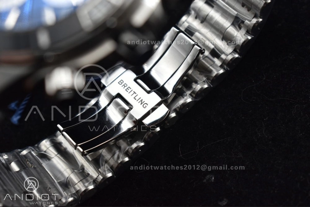 Chronomat B01 44mm SS BLSF 1:1 Best Edition Black Dial on SS Bracelet A Chic 166