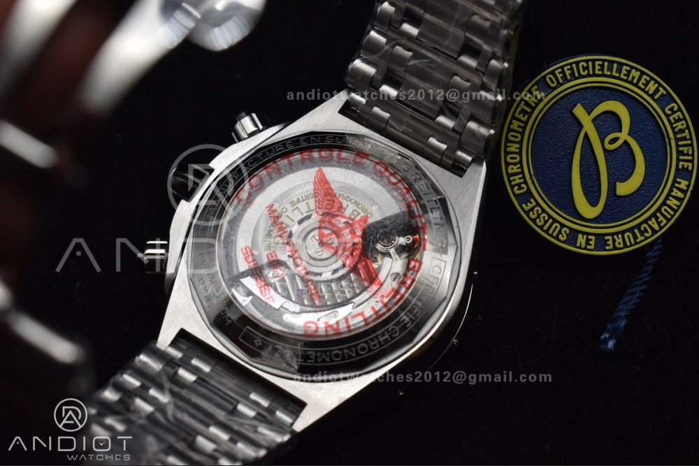 Chronomat B01 44mm SS BLSF 1:1 Best Edition Black Dial on SS Bracelet A Chic 166