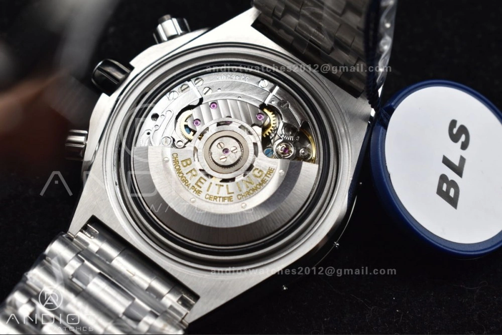 Chronomat B01 44mm SS BLSF 1:1 Best Edition Black Dial on SS Bracelet A Chic 166