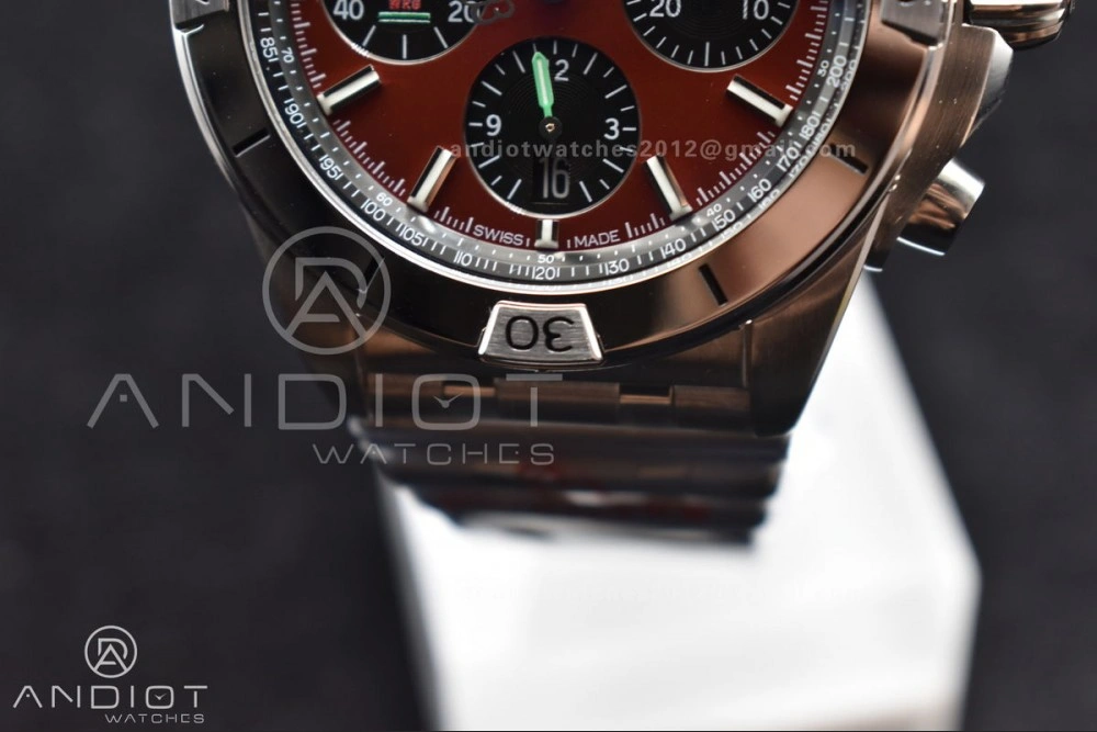 Chronomat B01 44mm SS BLSF 1:1 Best Edition Red Dial On SS Bracelet A Chic 181