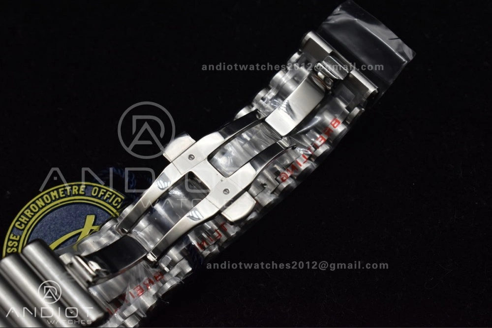 Chronomat B01 44mm SS BLSF 1:1 Best Edition Red Dial On SS Bracelet A Chic 181