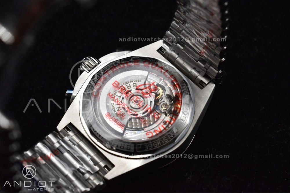 Chronomat B01 44mm SS BLSF 1:1 Best Edition Red Dial On SS Bracelet A Chic 181