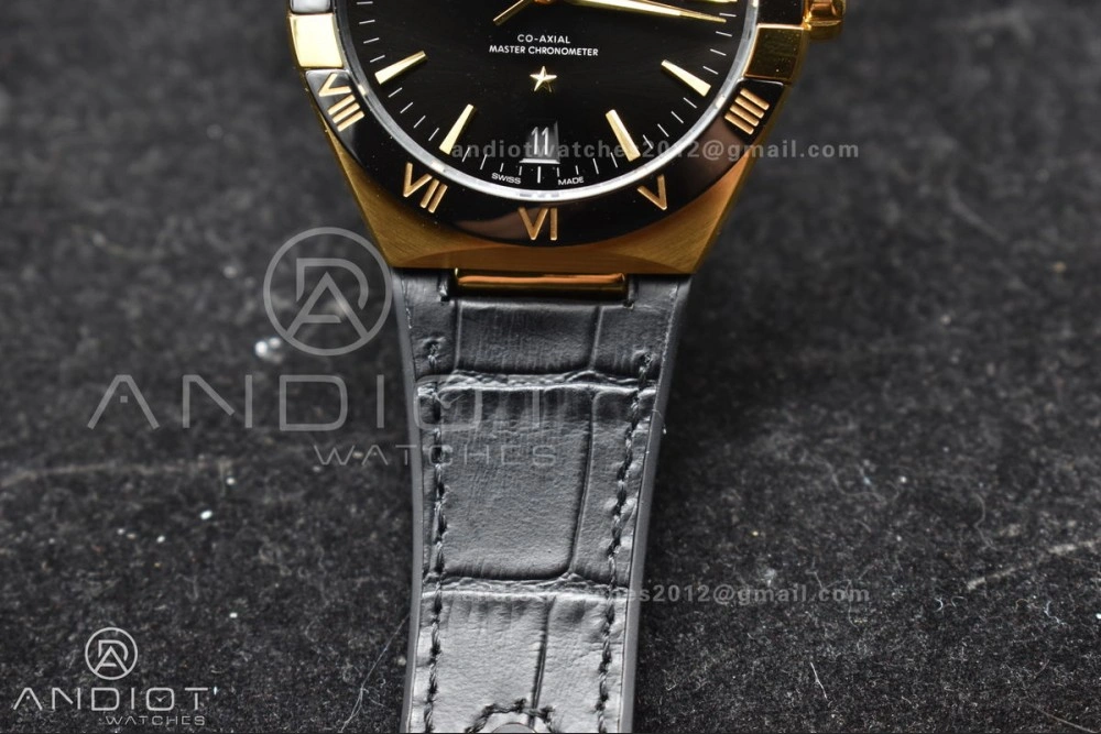 Constellation Black Ceramic YG VSF 1:1 Best Edition Black Dial on Black Gummy Strap A8900 Super Clone WellDesigned 28