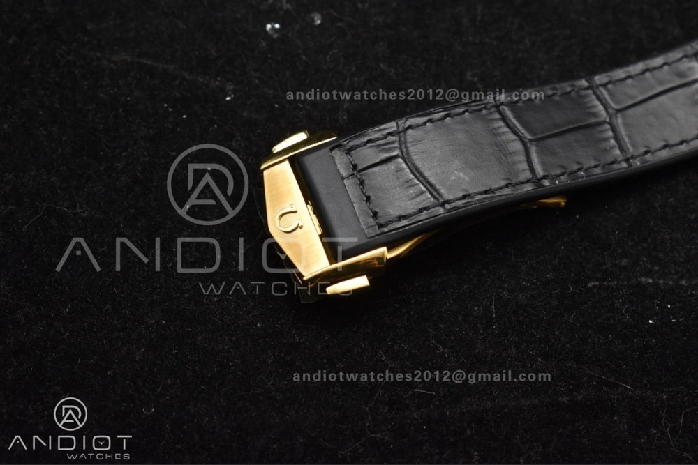 Constellation Black Ceramic YG VSF 1:1 Best Edition Black Dial on Black Gummy Strap A8900 Super Clone WellDesigned 28