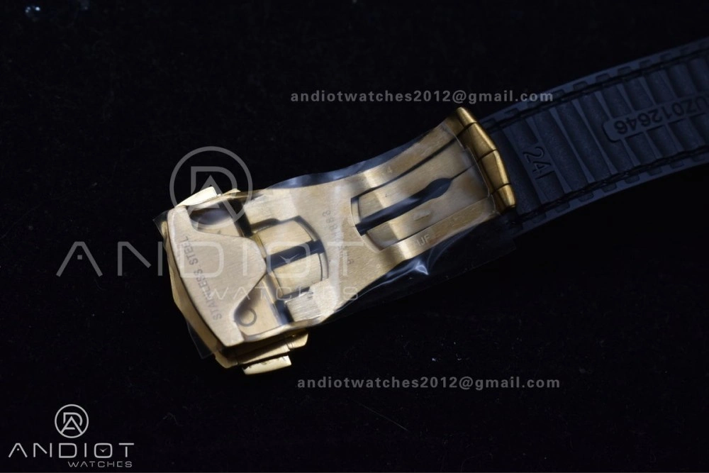 Constellation Black Ceramic YG VSF 1:1 Best Edition Black Dial on Black Gummy Strap A8900 Super Clone WellDesigned 28