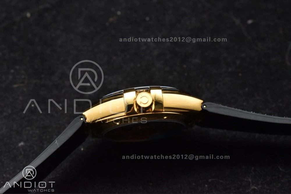Constellation Black Ceramic YG VSF 1:1 Best Edition Black Dial on Black Gummy Strap A8900 Super Clone WellDesigned 28