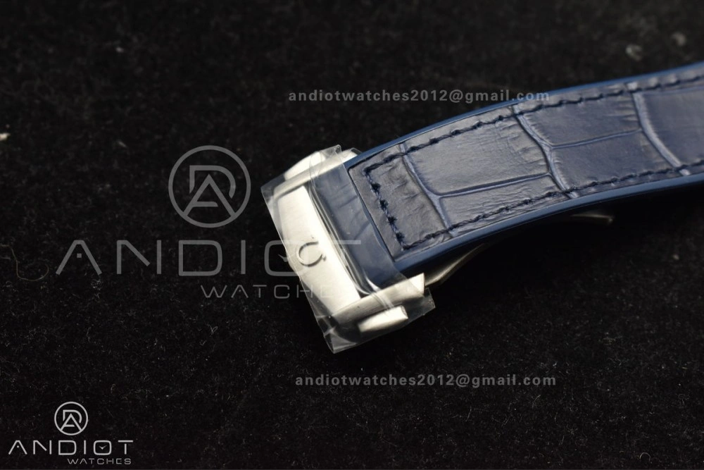 SunProtective Constellation Blue Ceramic SS VSF 1:1 Best Edition White Dial on Blue Gummy Strap A8900 Super Clone 36