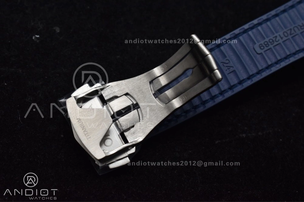 SunProtective Constellation Blue Ceramic SS VSF 1:1 Best Edition White Dial on Blue Gummy Strap A8900 Super Clone 36