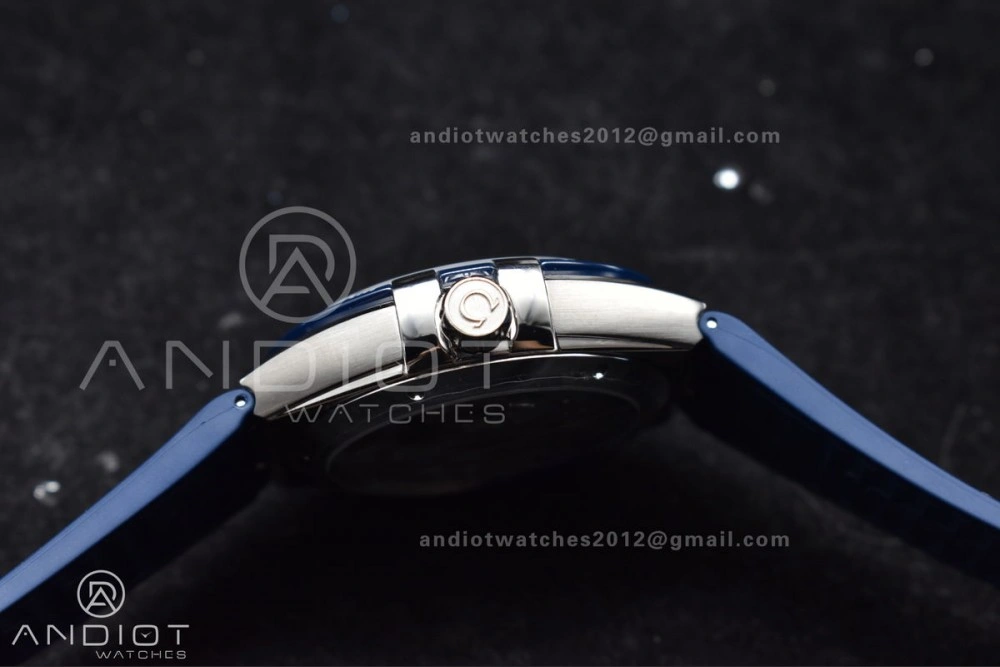 SunProtective Constellation Blue Ceramic SS VSF 1:1 Best Edition White Dial on Blue Gummy Strap A8900 Super Clone 36