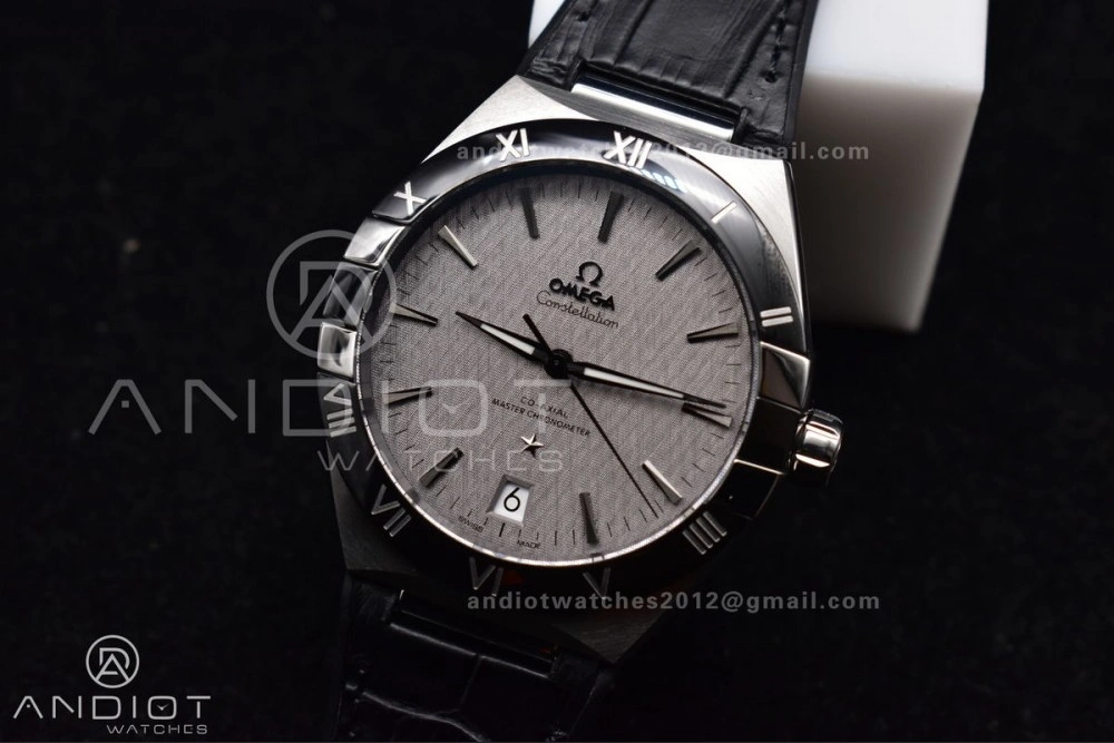 Constellation SS SBF 1:1 Best Edition Gray Dial on Black Gummy Strap A8900 Super Clone Sophisticated 418