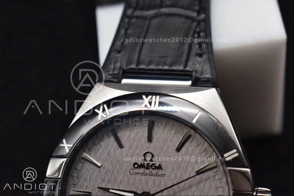 Constellation SS SBF 1:1 Best Edition Gray Dial on Black Gummy Strap A8900 Super Clone SoftTouch 1