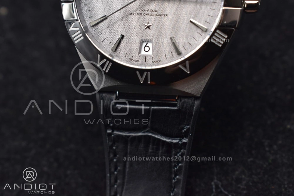 Constellation SS SBF 1:1 Best Edition Gray Dial on Black Gummy Strap A8900 Super Clone SoftTouch 1