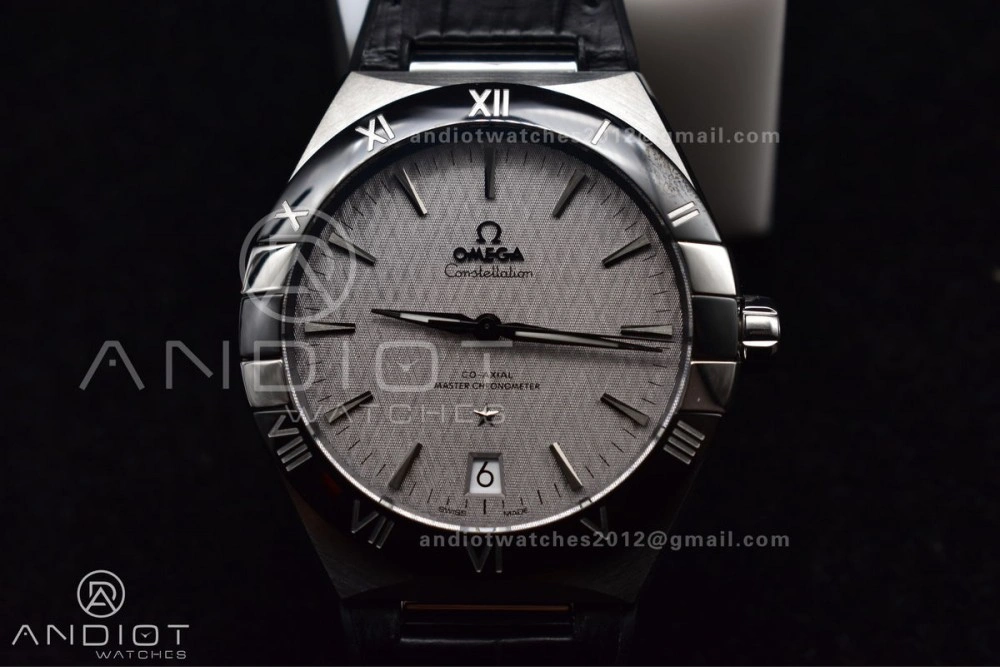 Constellation SS SBF 1:1 Best Edition Gray Dial on Black Gummy Strap A8900 Super Clone SoftTouch 1