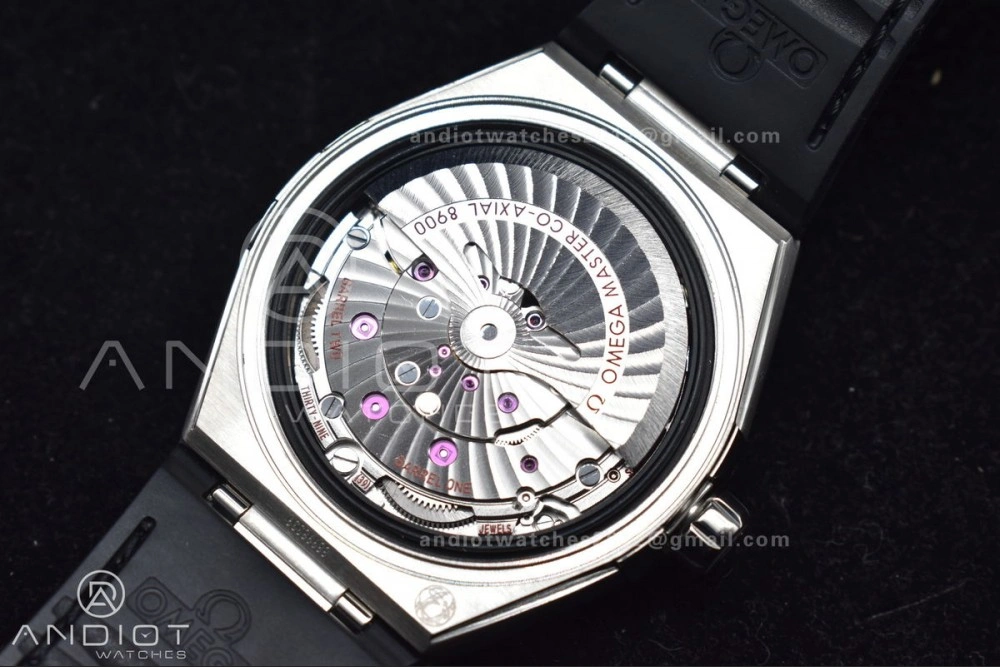 Constellation SS SBF 1:1 Best Edition Gray Dial on Black Gummy Strap A8900 Super Clone SoftTouch 1