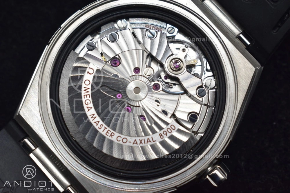 Constellation SS SBF 1:1 Best Edition Gray Dial on Black Gummy Strap A8900 Super Clone SoftTouch 1