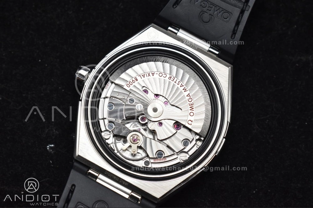 Constellation SS VSF 1:1 Best Edition Gray Dial on Black Gummy Strap A8900 Super Clone Compact 548