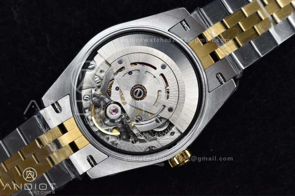 DateJust 31 Ladies 278271 GSF 316L Steel MOP Diamond Dial On YG President Bracelet Colorful 542