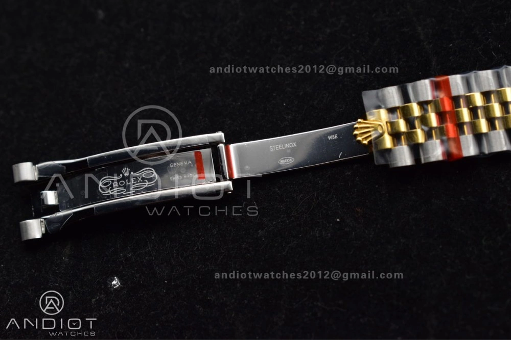 Lightweight DateJust 31 Ladies 278271 GSF 316L Steel White Dial Roman Markers on YG President Bracelet 550