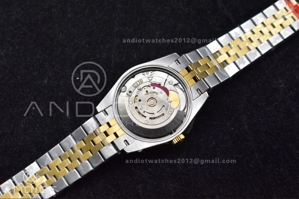 Lightweight DateJust 31 Ladies 278271 GSF 316L Steel White Dial Roman Markers on YG President Bracelet 550