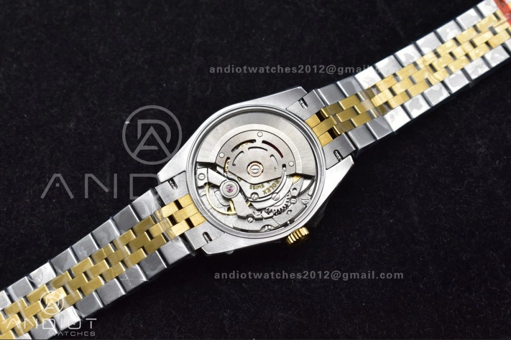 Lightweight DateJust 31 Ladies 278271 GSF 316L Steel White Dial Roman Markers on YG President Bracelet 550