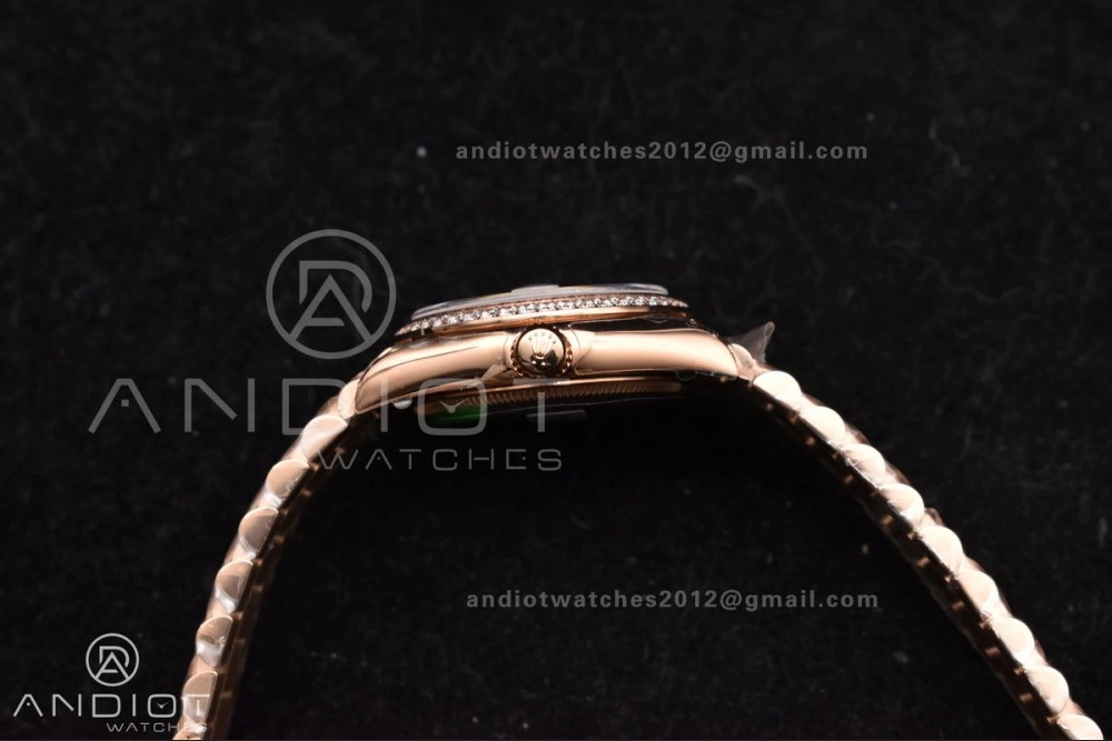 DateJust 31 Ladies 278275 GSF 316L Steel MOP Diamond Dial On Full RG Case and President Sytle Bracelet WellDesigned 551