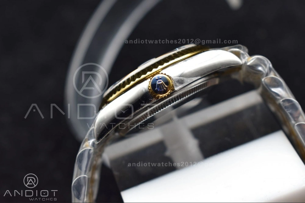 Comfortable DateJust 31 Ladies 278289 WF 316L Steel Green Dial Fluted Bezel and Markers on President Syle Bracelet 553
