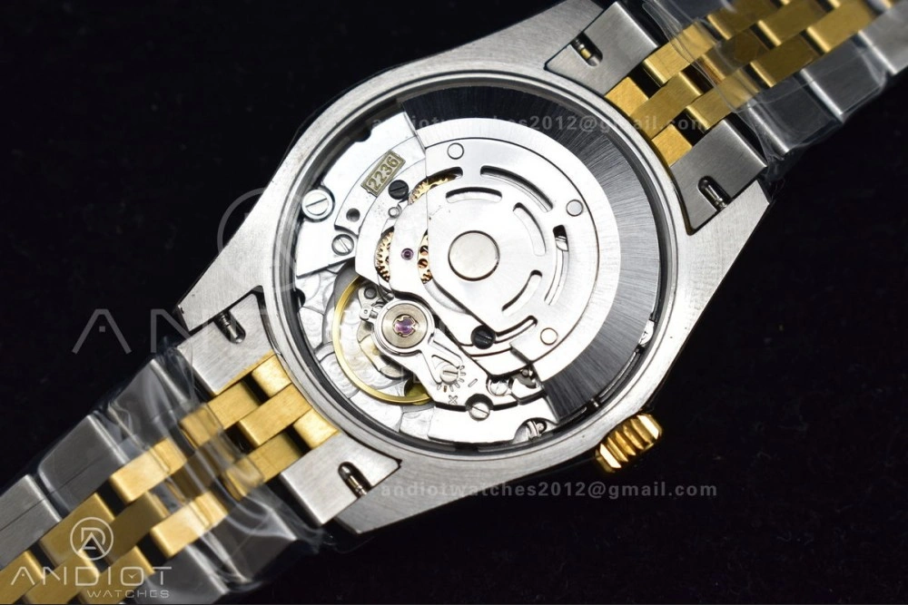 Comfortable DateJust 31 Ladies 278289 WF 316L Steel Green Dial Fluted Bezel and Markers on President Syle Bracelet 553