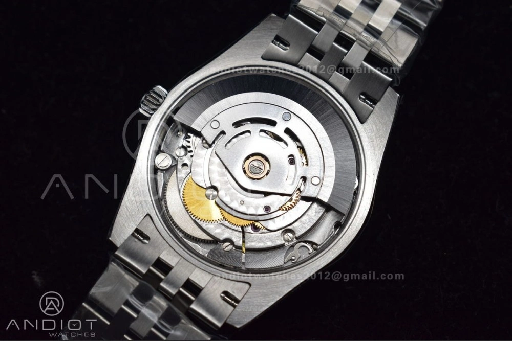 DateJust 31 Ladies 278289 WF 316L Steel Green Dial Stick Markers on President Syle Bracelet ZeroBulk 557