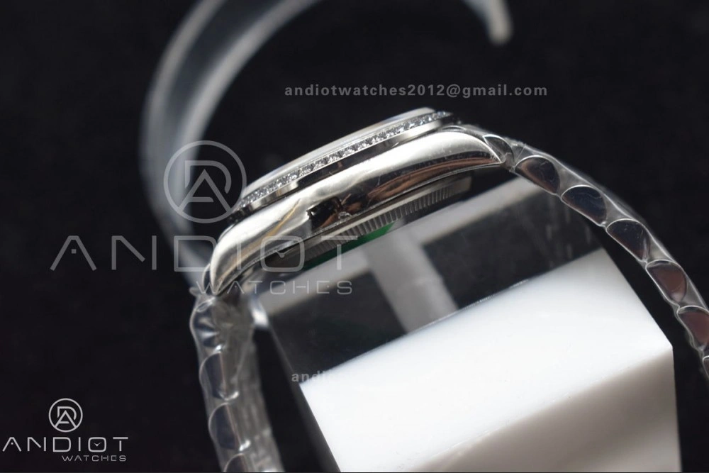 DateJust 31 Ladies 278289 WF 316L Steel White Dial Fluted Bezel On President Syle Bracelet Seasonal 408