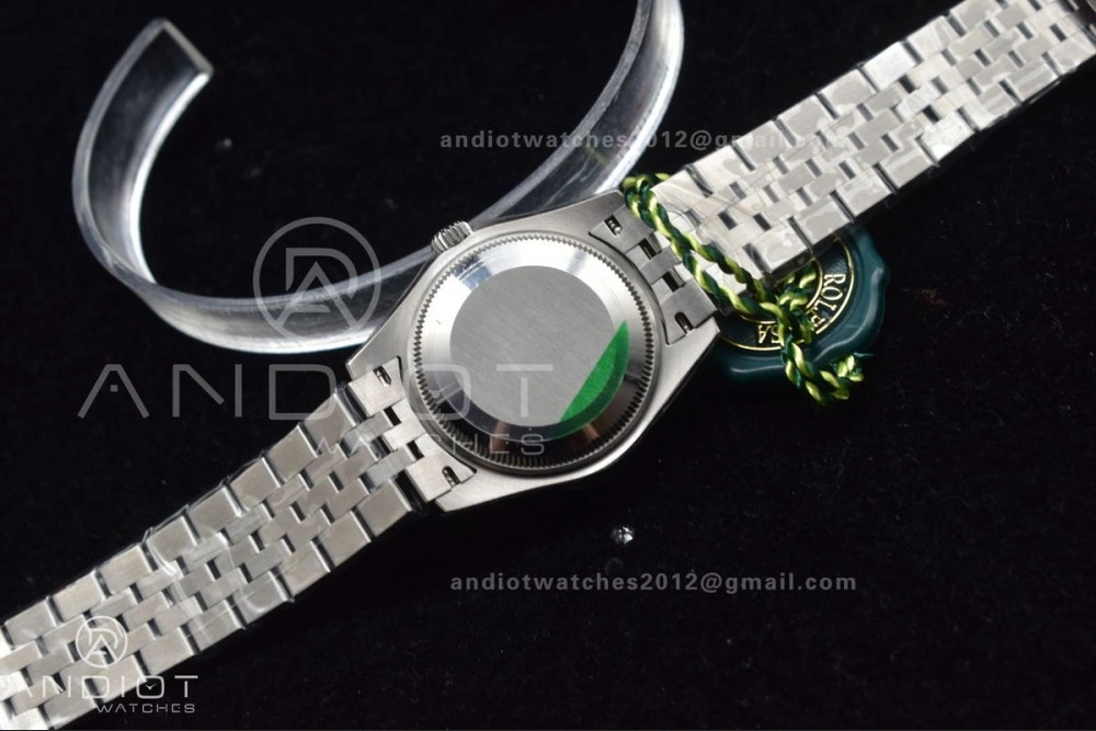 DateJust 31 Ladies 278289 WF 316L Steel White Dial Fluted Bezel On President Syle Bracelet Seasonal 408