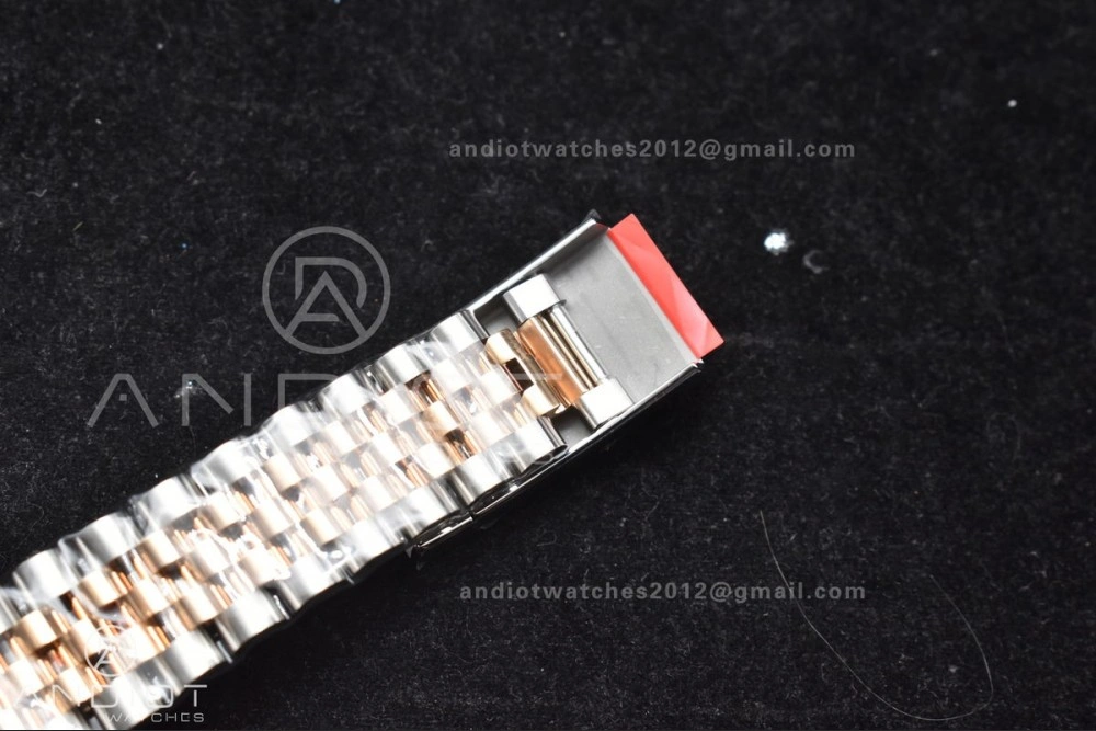 DateJust 36 126231 Clean 1:1 Best Edition 904L Steel Gray DIal Green Roman Marker on SS RG Jubilee Bracelet VR Original 567