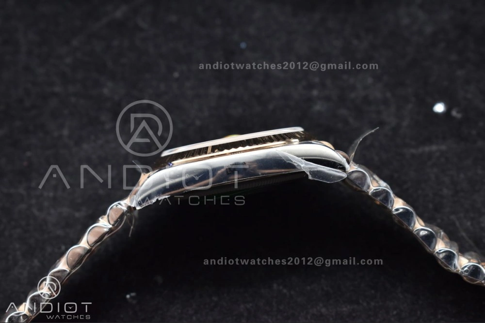 DateJust 36 126231 Clean 1:1 Best Edition 904L Steel Gray DIal Green Roman Marker on SS RG Jubilee Bracelet VR Original 567